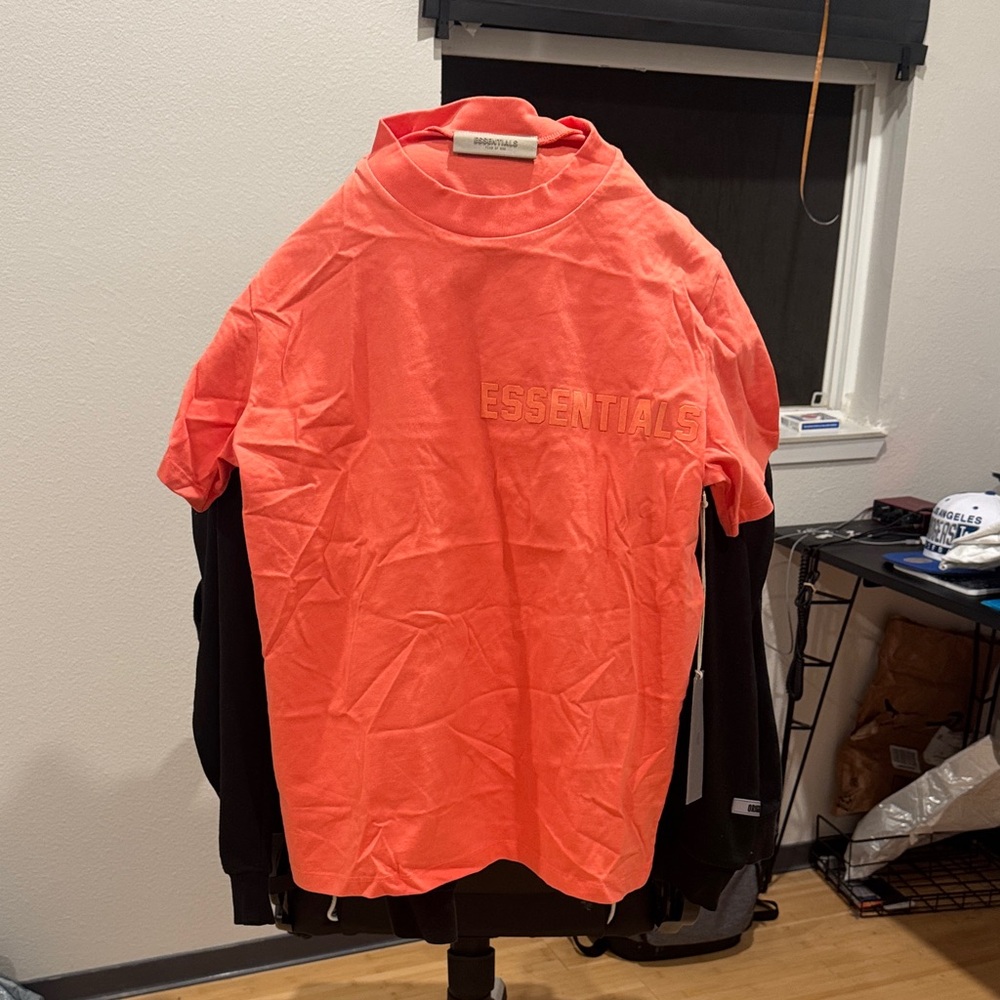 Essentials Bright Coral Tee
